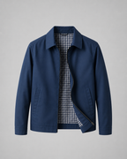 Men’s Lightweight Harrington Jacket – Check Lining