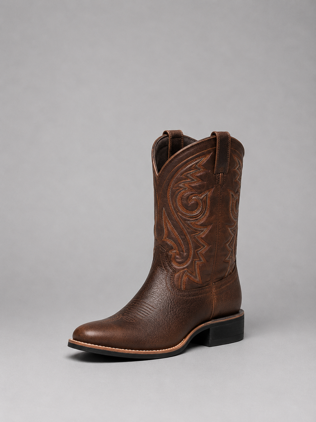 Women’s Leather Embroidered Cowboy Boots