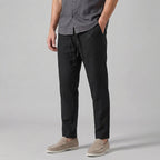 Men's Wide Leg Trousers – Relaxed Fit Lightweight Summer Pants