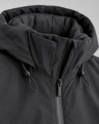 Cropped Hooded Puffer Jacket - Full-Zip Winter