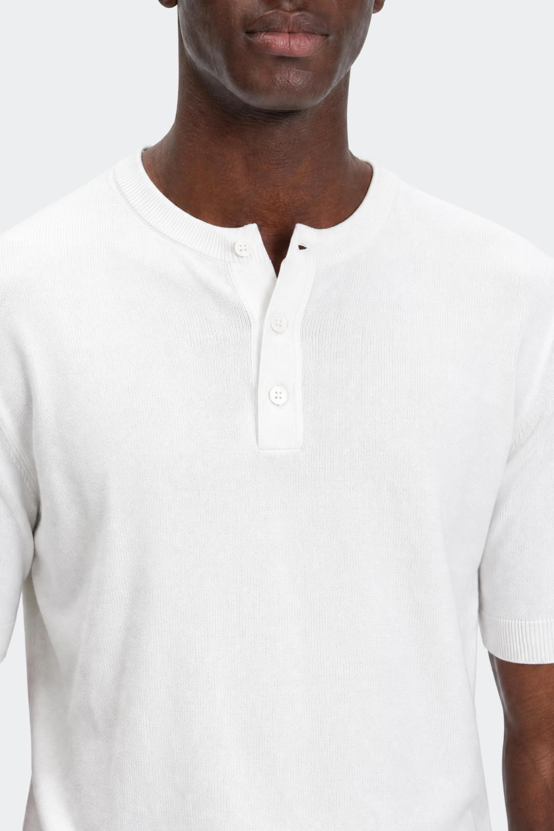 Men's Short Sleeve Henley T-Shirt – Casual Slim Fit