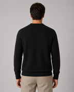 Men's Wool Crew Neck Sweater Lightweight Fine Knit