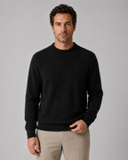 Men's Wool Crew Neck Sweater Lightweight Fine Knit
