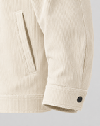 Men's Corduroy Shirt Jacket with Chest Pockets