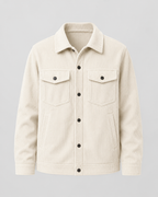 Men's Corduroy Shirt Jacket with Chest Pockets