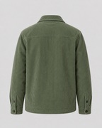 Men's Corduroy Shirt Jacket with Chest Pockets