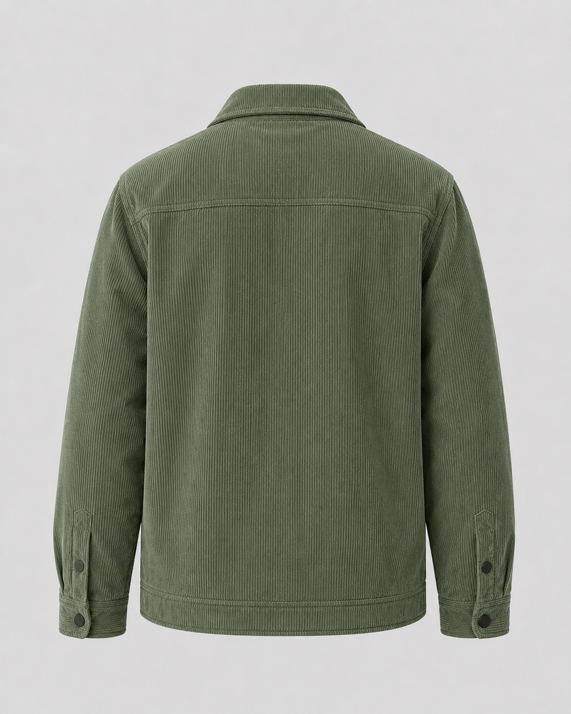 Men's Corduroy Shirt Jacket with Chest Pockets