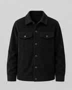 Men's Corduroy Shirt Jacket with Chest Pockets