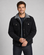 Men's Corduroy Trucker Jacket - Sherpa Collar