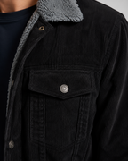 Men's Corduroy Trucker Jacket - Sherpa Collar