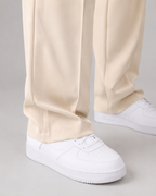 Men's Elasticated Waist Drawstring Pants Straight Relaxed Leg