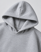 Men's Fleece Pullover Hoodie - Ribbed Cuff Detail