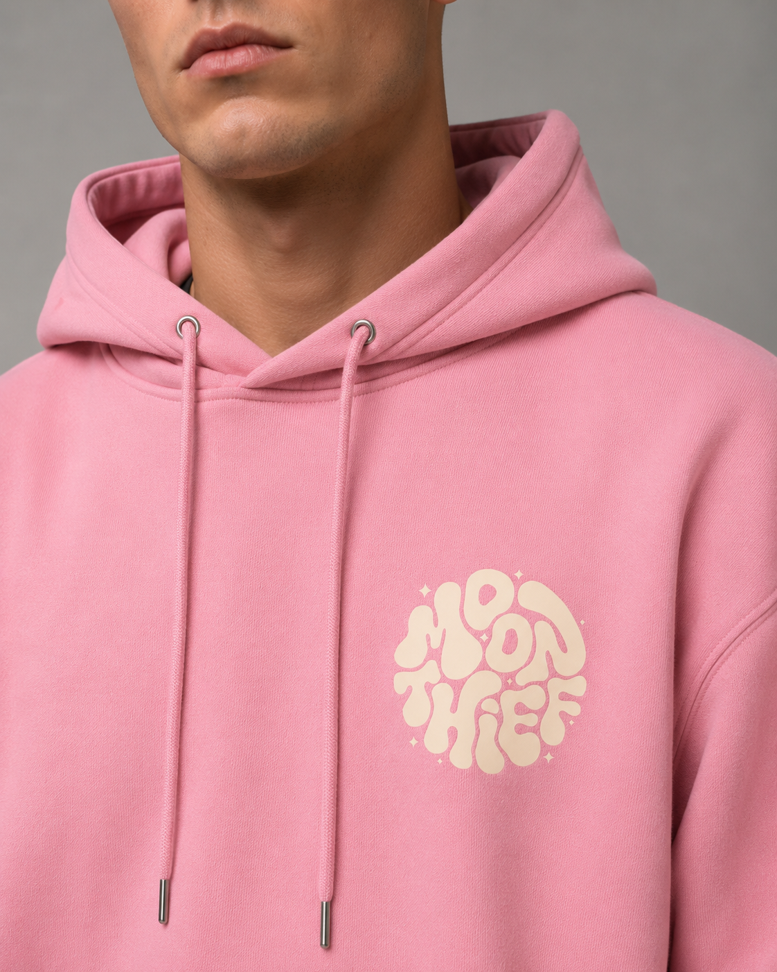 Men's Graphic Pullover Hoodie - Bold Back Print