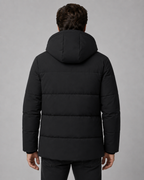 Men's Hooded Puffer Jacket - Plush-Lined Regular Fit