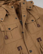 Men's Hooded Winter Parka – Multi-Pocket Regular Fit