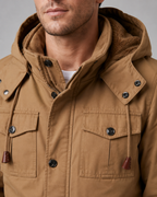 Men's Hooded Winter Parka – Multi-Pocket Regular Fit