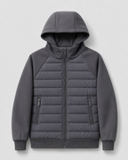 Men's Hybrid Quilted Hooded Jacket