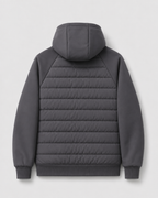 Men's Hybrid Quilted Hooded Jacket
