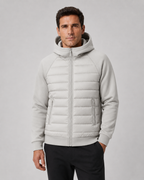 Men's Hybrid Quilted Hooded Jacket