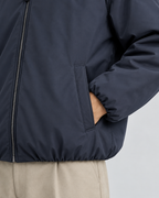 Men's Insulated Blouson Jacket - Turn-Down Collar Relaxed Fit