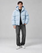 Men's Insulated Puffer Jacket - Hooded Relaxed Fit