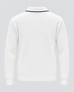 Men's Johnny Collar Polo Sweater - Rib-Knit Regular Fit