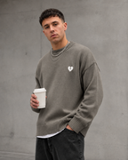 Men's Knit Sweater - Broken Heart Streetwear Fit