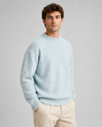 Men's Marled Wool Crewneck Sweater - Relaxed Fit