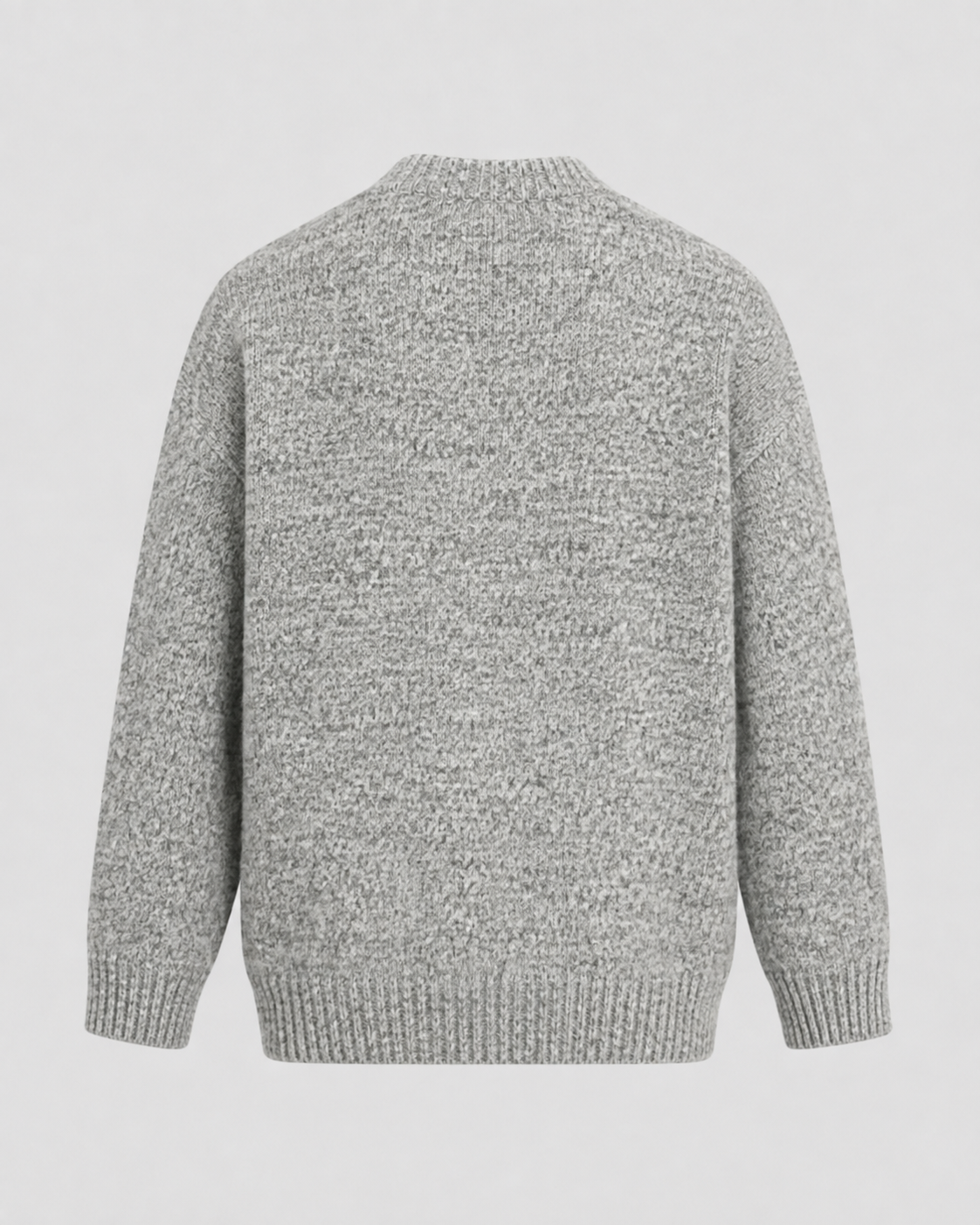 Men's Marled Wool Crewneck Sweater - Relaxed Fit