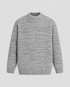 Men's Marled Wool Crewneck Sweater - Relaxed Fit