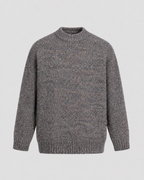 Men's Marled Wool Crewneck Sweater - Relaxed Fit