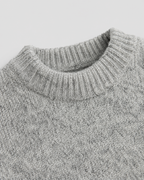 Men's Marled Wool Crewneck Sweater - Relaxed Fit