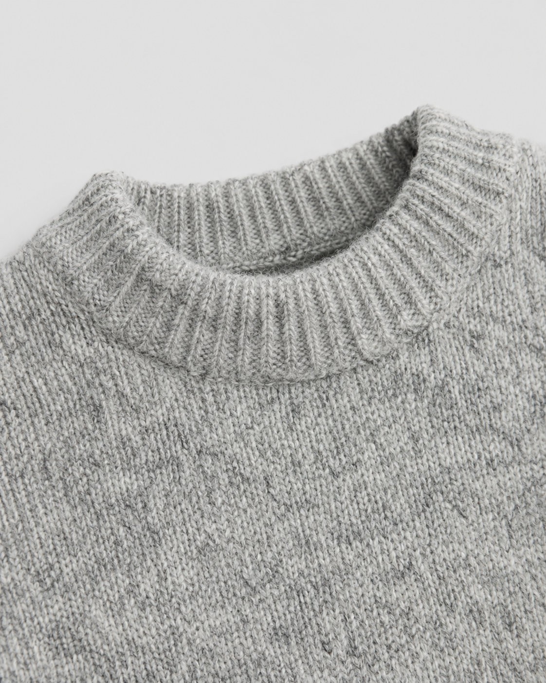 Men's Marled Wool Crewneck Sweater - Relaxed Fit