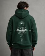 Men's Oversized Graphic Hoodie - Front & Back Print