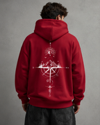 Men's Oversized Graphic Hoodie - Front & Back Print