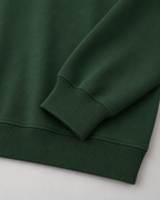 Men's Oversized Polo Sweatshirt Dropped Shoulder