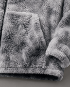 Men's Plush Hooded Zip Jacket - Streetwear Fit
