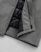 Men's Quilted Insulated Parka with Drawcord Hood