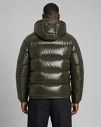 Men's Quilted Puffer Jacket with Hood