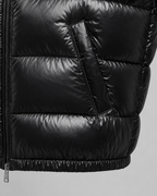 Men's Quilted Puffer Jacket with Hood