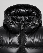 Men's Quilted Puffer Jacket with Hood