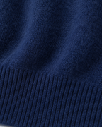 Men's Ribbed-Cuff Wool Sweater - Crew Neck Long Sleeve