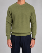 Men's Ribbed Knit Crewneck Sweater