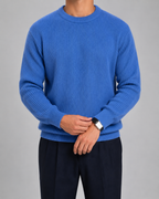 Men's Ribbed Knit Crewneck Sweater