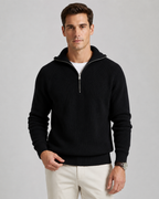 Men's Ribbed Quarter-Zip Sweater