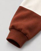 Men's Rugby Polo Sweater - Color Block Long Sleeve Relaxed Fit