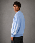 Men's Streetwear Graphic Knit Sweater - Crew Neck
