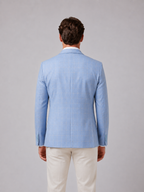 Men's Windowpane Check Tailored Blazer