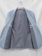 Men's Windowpane Check Tailored Blazer