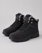 Men's Winter Boots - Plush-Lined Ankle Style